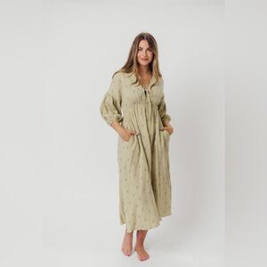 NWT Heather Dress in “Thyme” Worth Collective size Medium